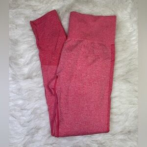 SHEIN Pink High-Waist Leggings with Seamless Design